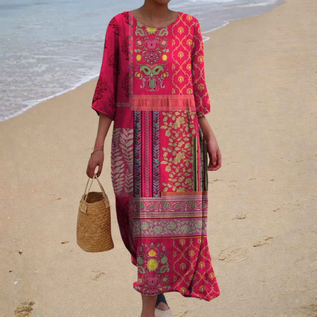 A chic and comfortable flowing maxi dress