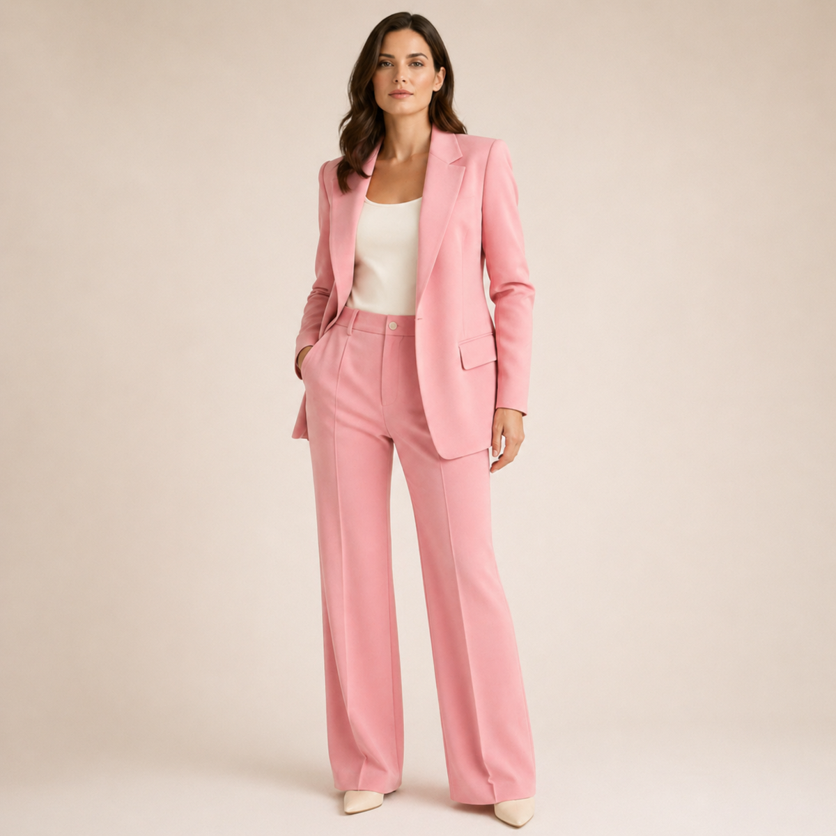 Vanessa™ | Elegant suit set with flared trousers