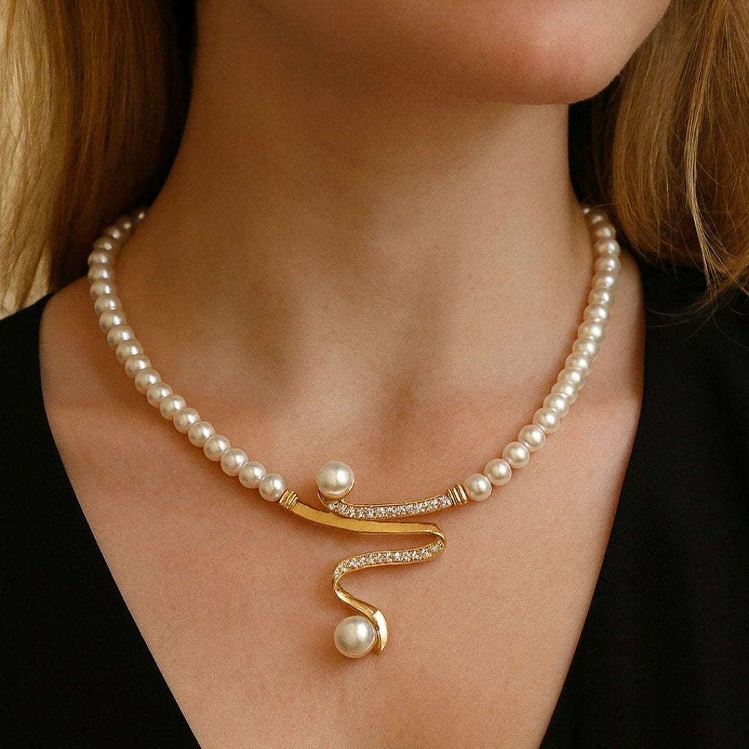 Ensemble collier et boucles d&