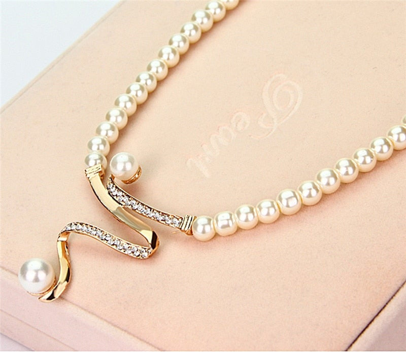 Ensemble collier et boucles d&