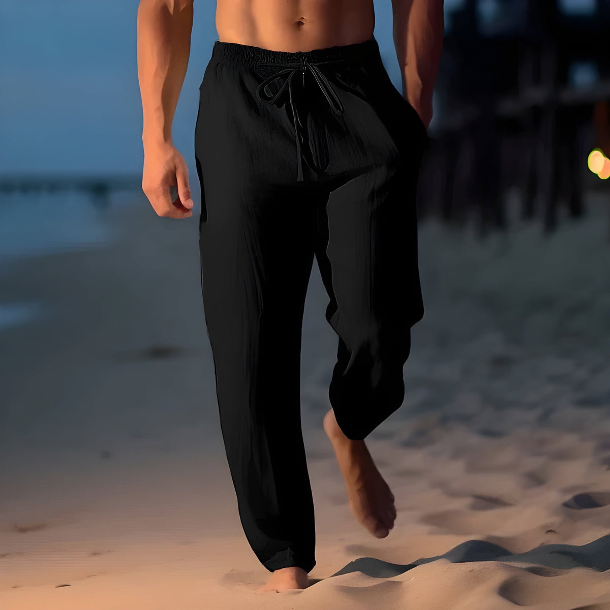 Liam | Relaxed Linen Beach Pants