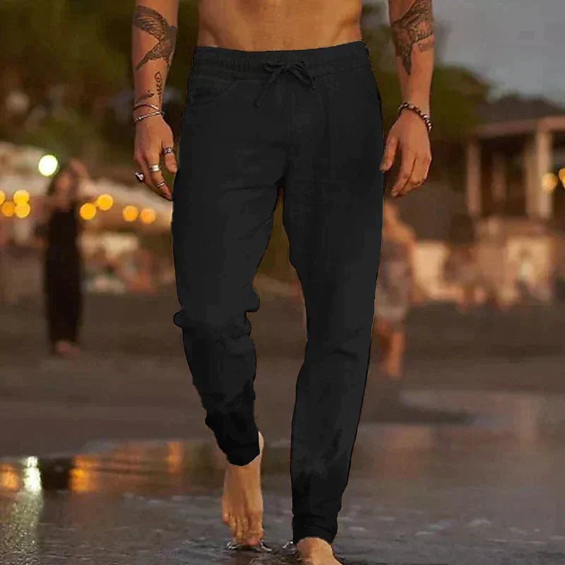 Liam | Relaxed Linen Beach Pants