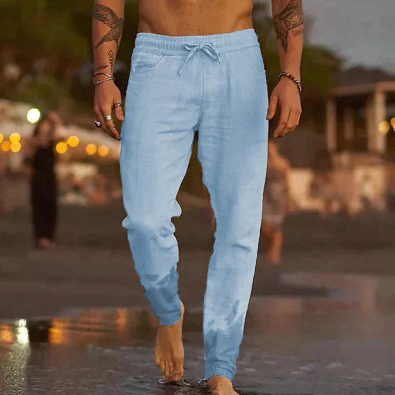 Liam | Relaxed Linen Beach Pants