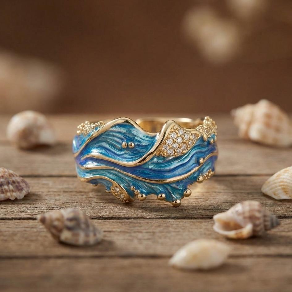 Miralys | Bague ondulée antique