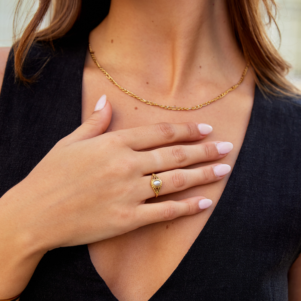 Royal – Bague perle vintage