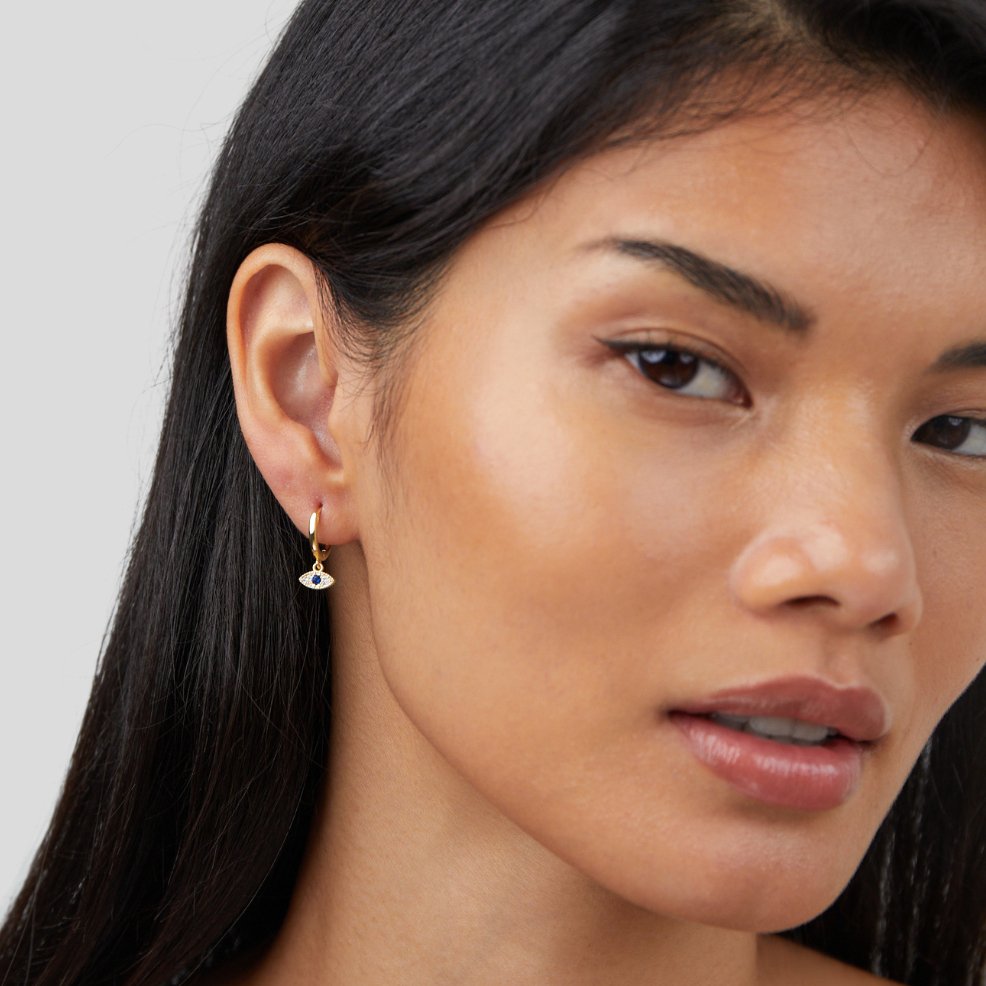 Boucles d’oreilles Sie en forme de goutte