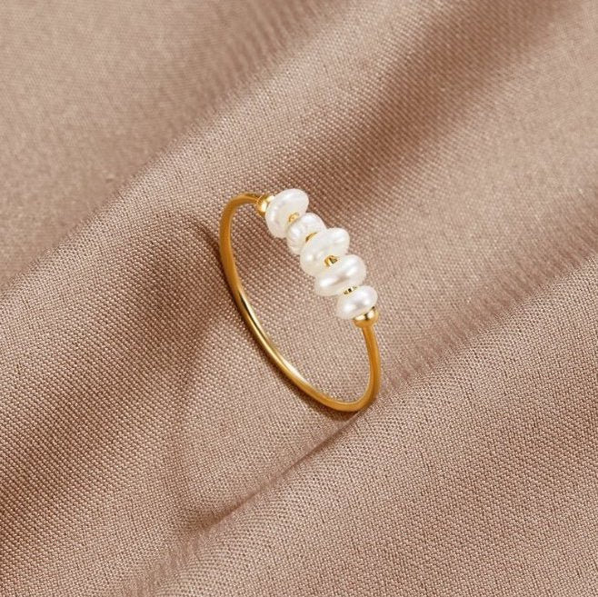 Grace - Bague avec perle d&