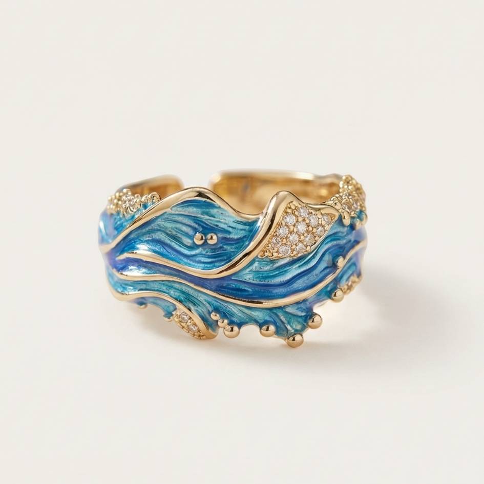 Miralys | Bague ondulée antique