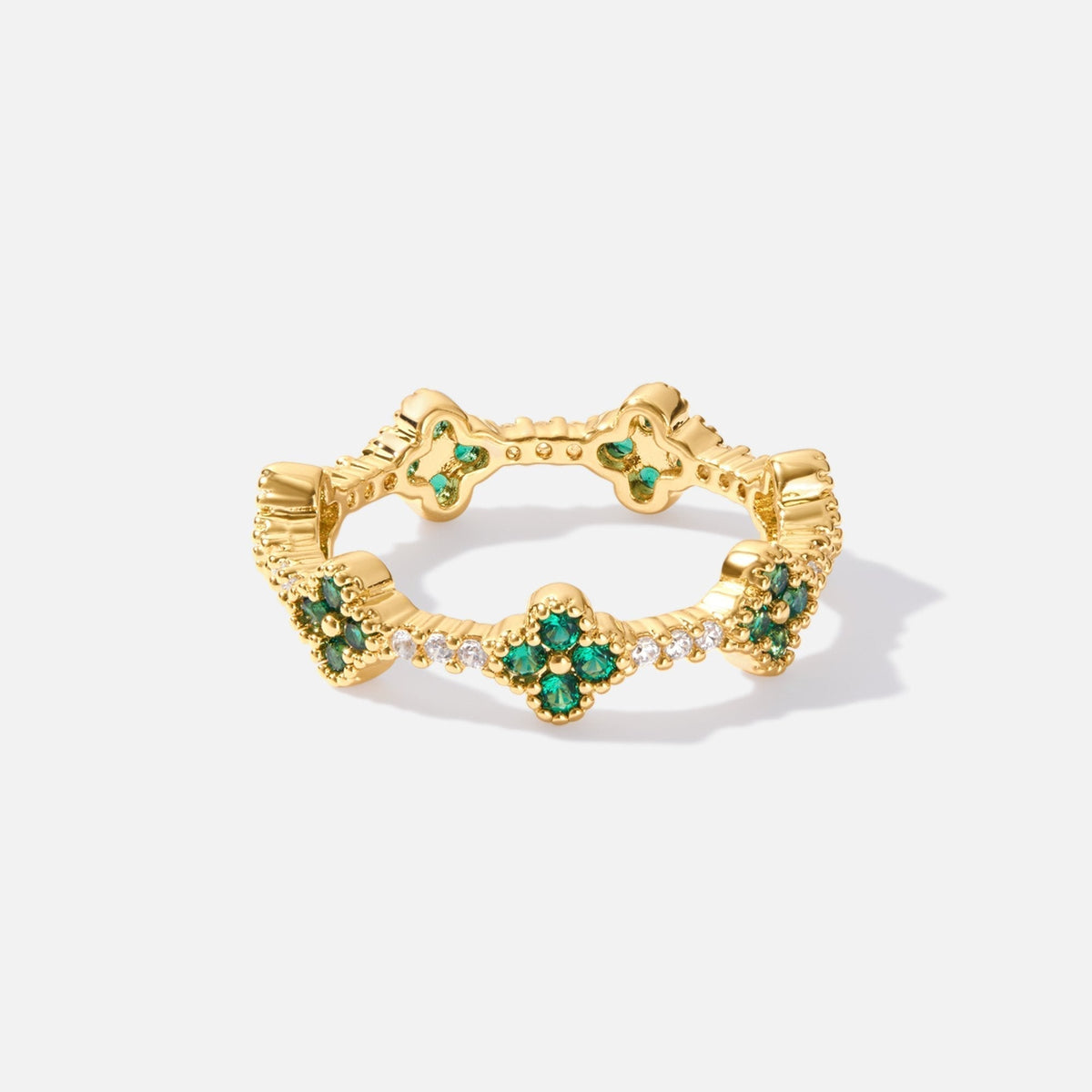 Lucky – Bague Trèfle en cristal