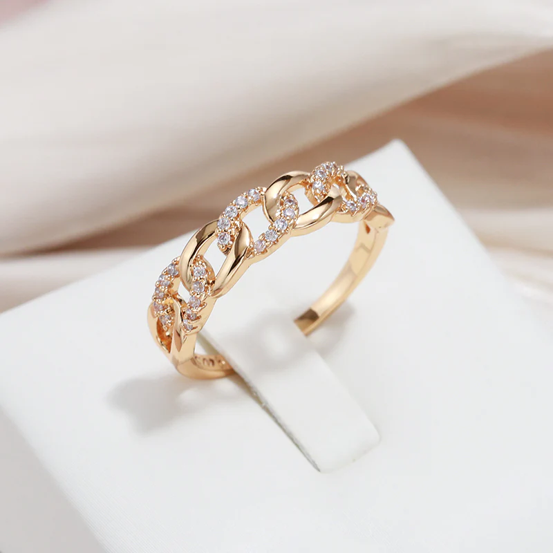 Bague en or “Maglia Chic“
