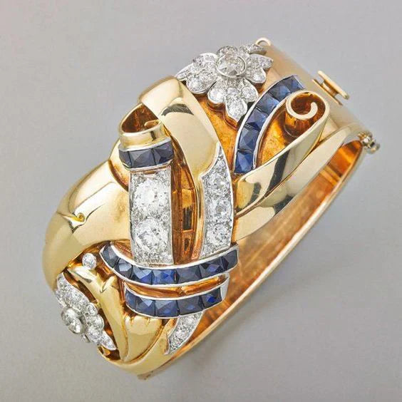 Bague Vintage en Or avec Zircone