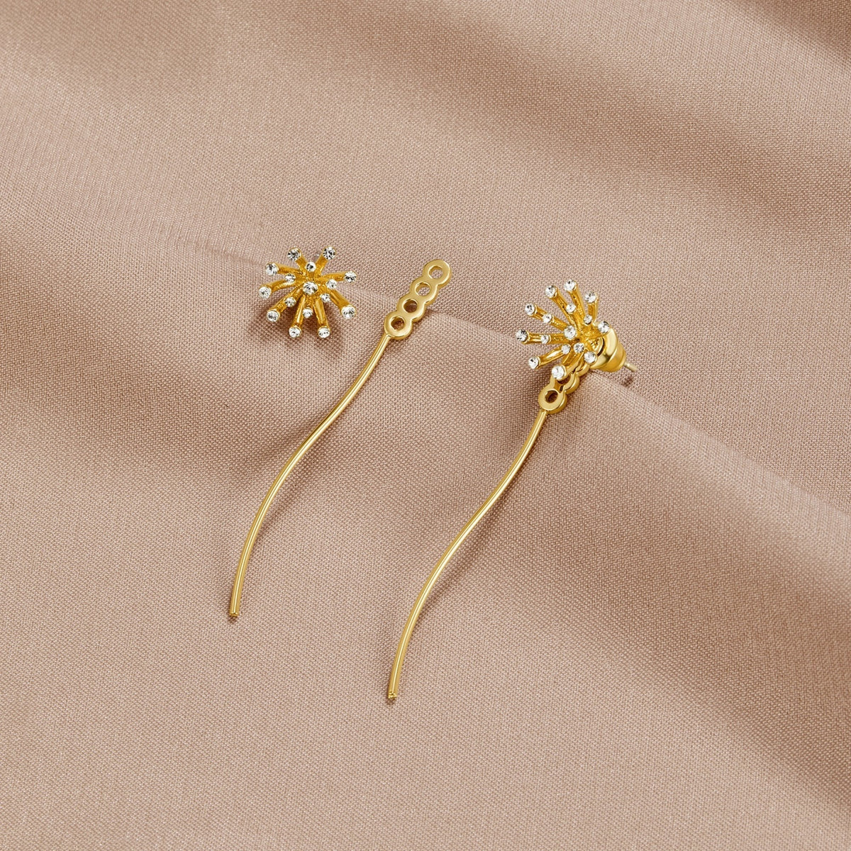 Boucles d’oreilles Wish Pissenlit en or