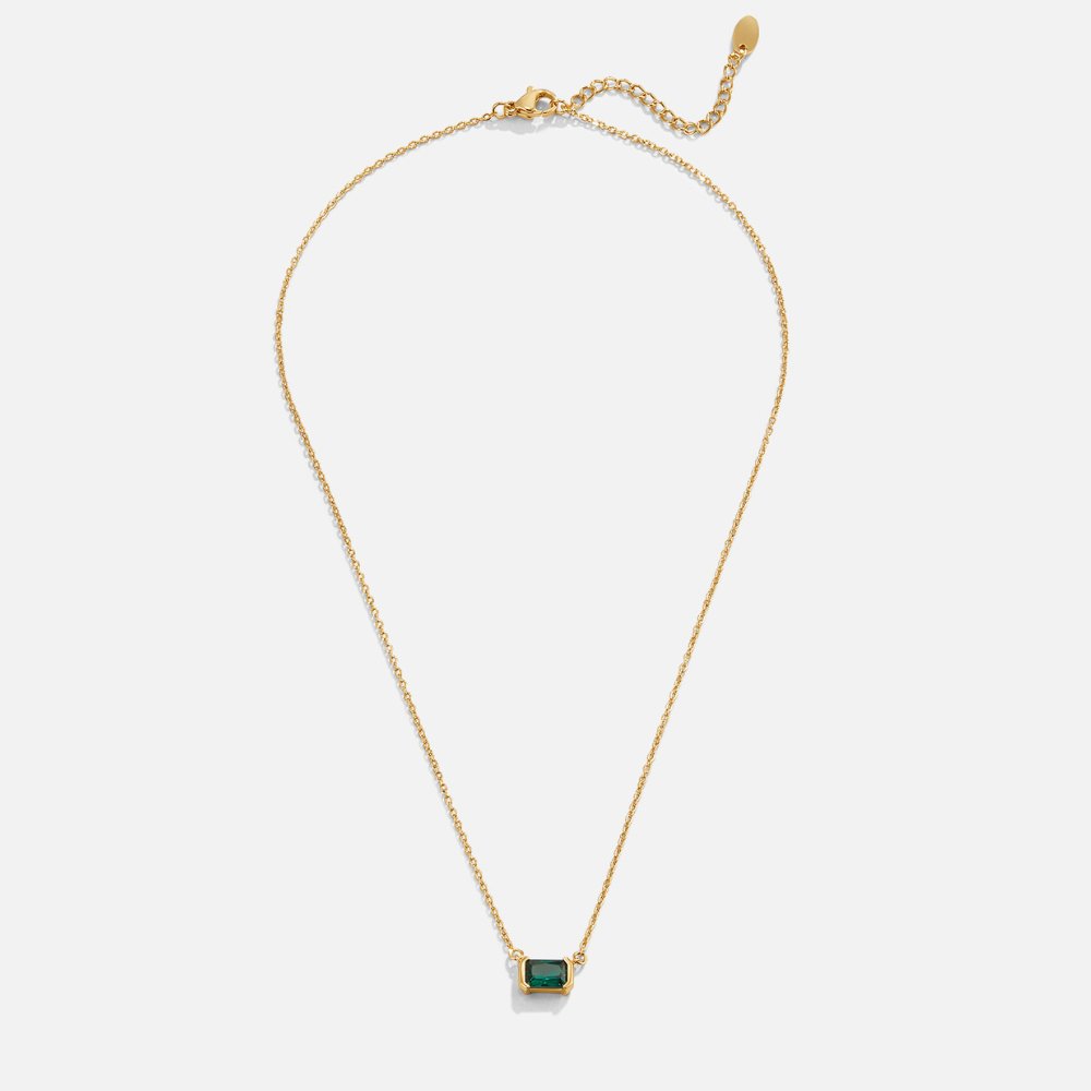 Collier Moni Émeraude verte