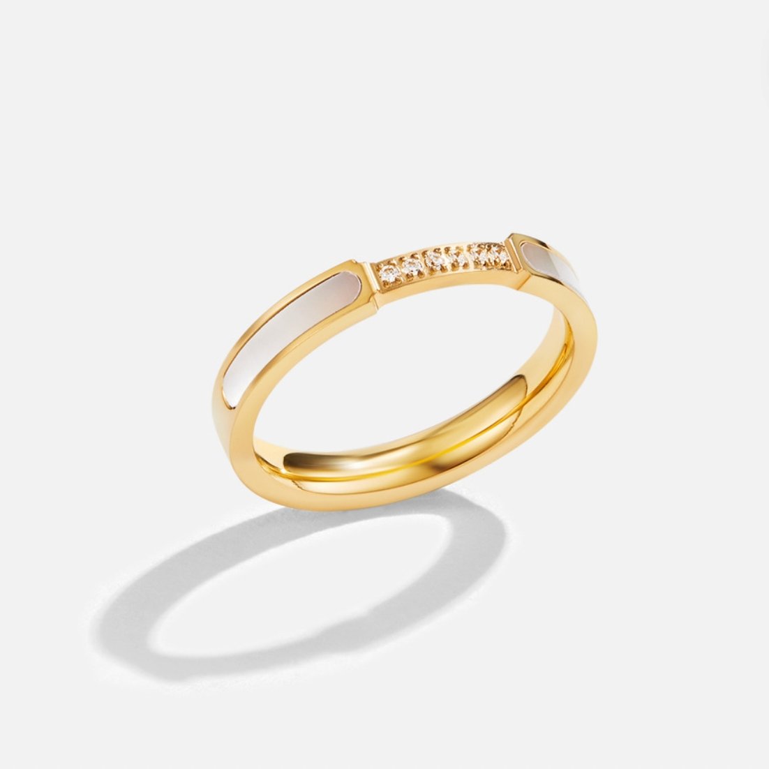 Unity – Bague perle et cristal