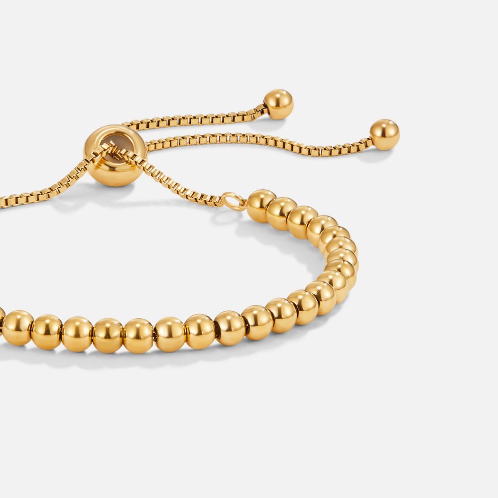 Bracelet en or avec perles Nila