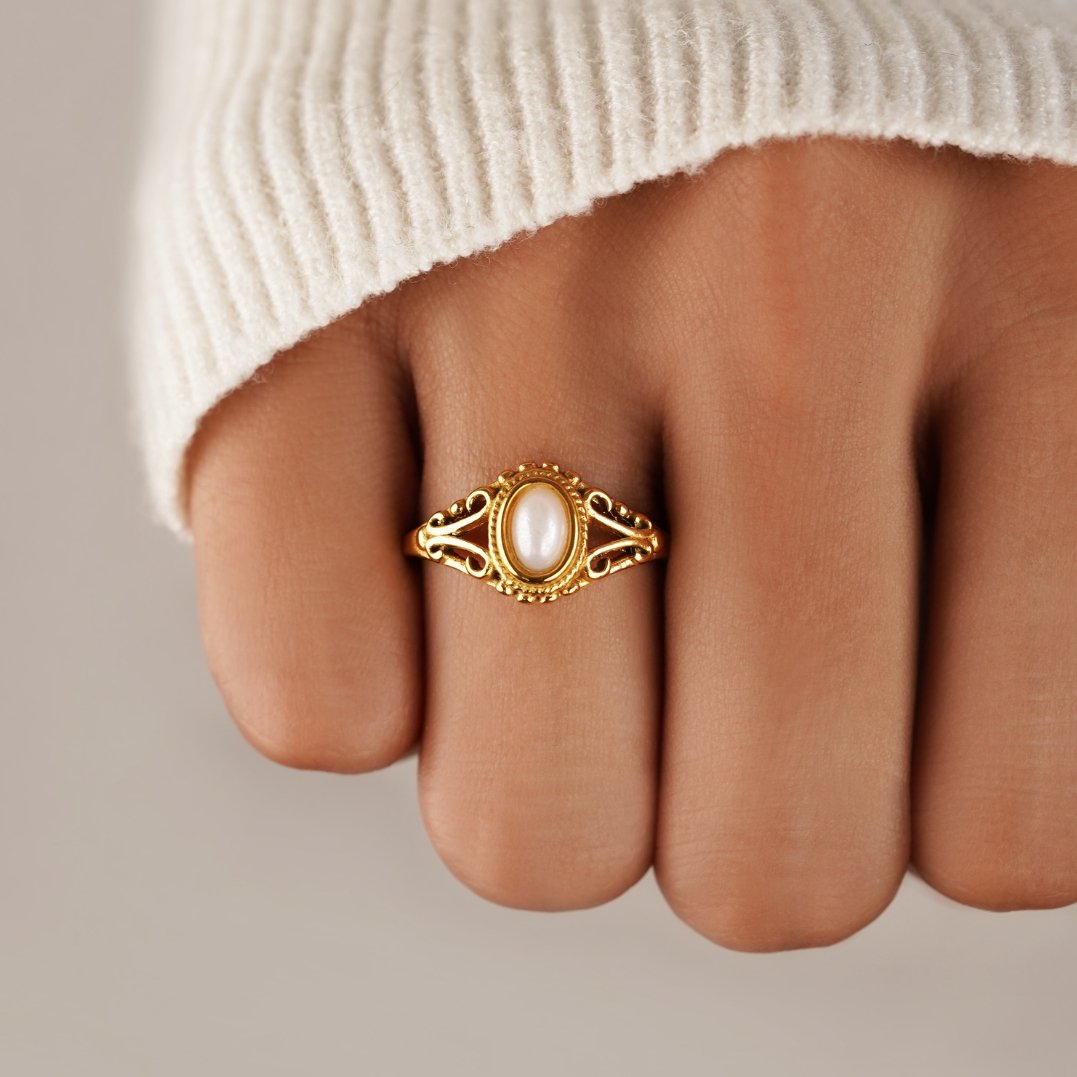 Royal – Bague perle vintage