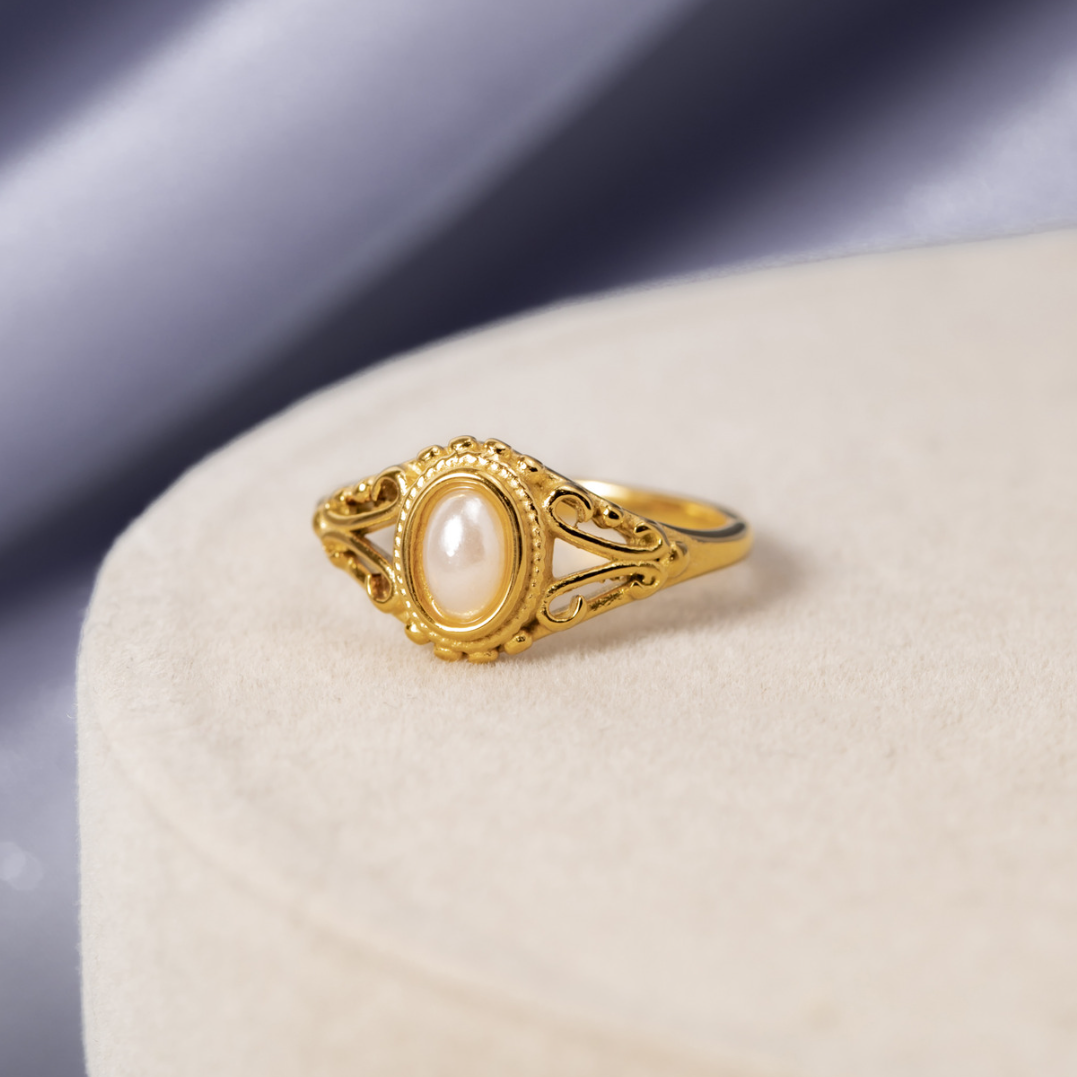 Royal – Bague perle vintage