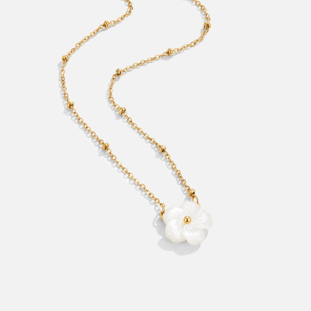 Collier Fleur Épanouie de Grandeur