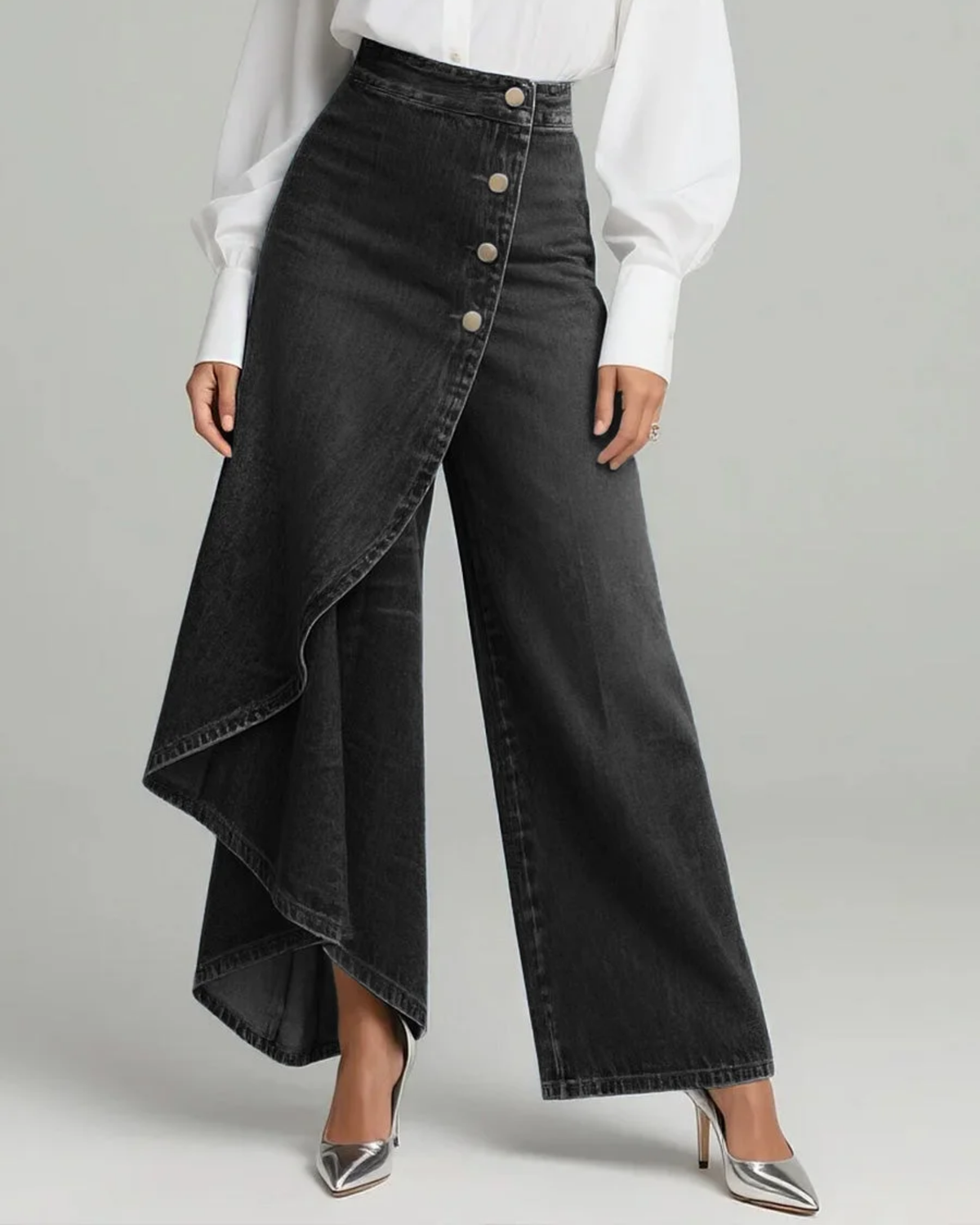 Audrey™ | Tie-Front Denim Pants