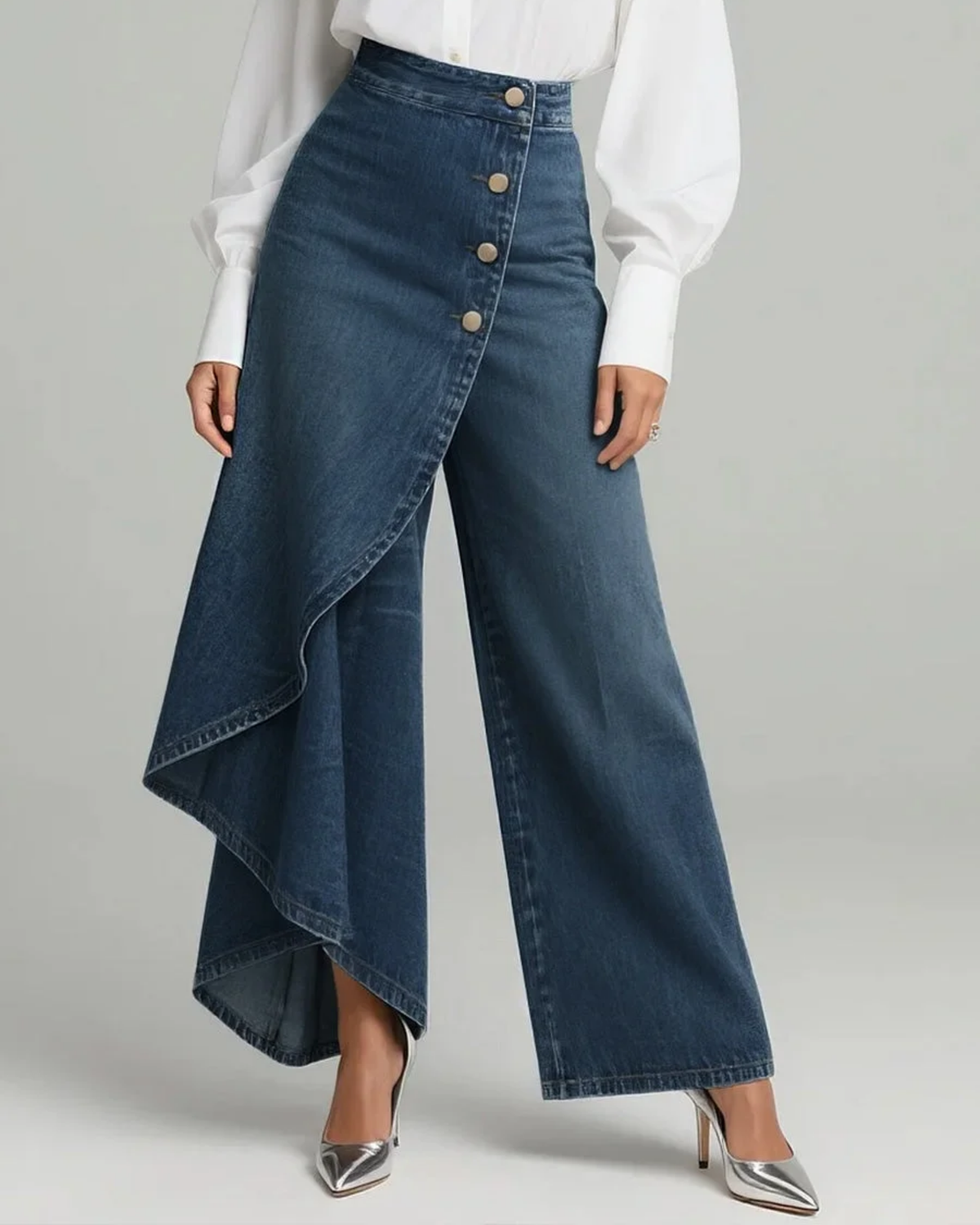Audrey™ | Tie-Front Denim Pants