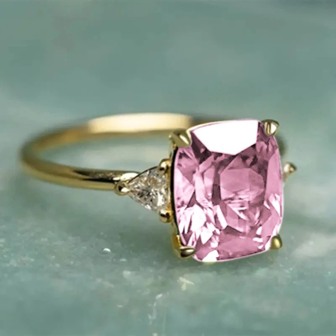 Luck - Bague en zircone sur or