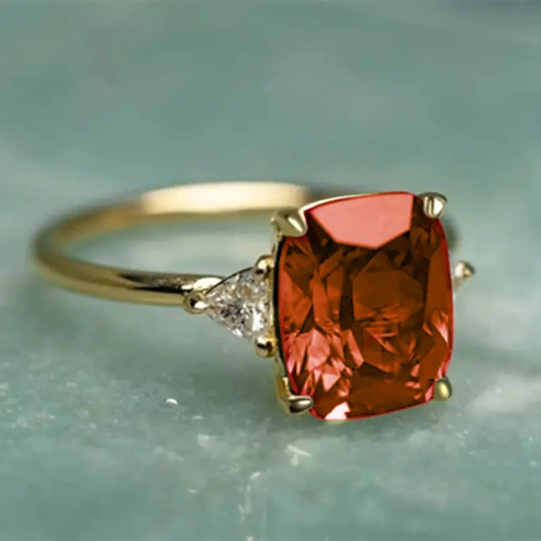 Luck - Bague en zircone sur or