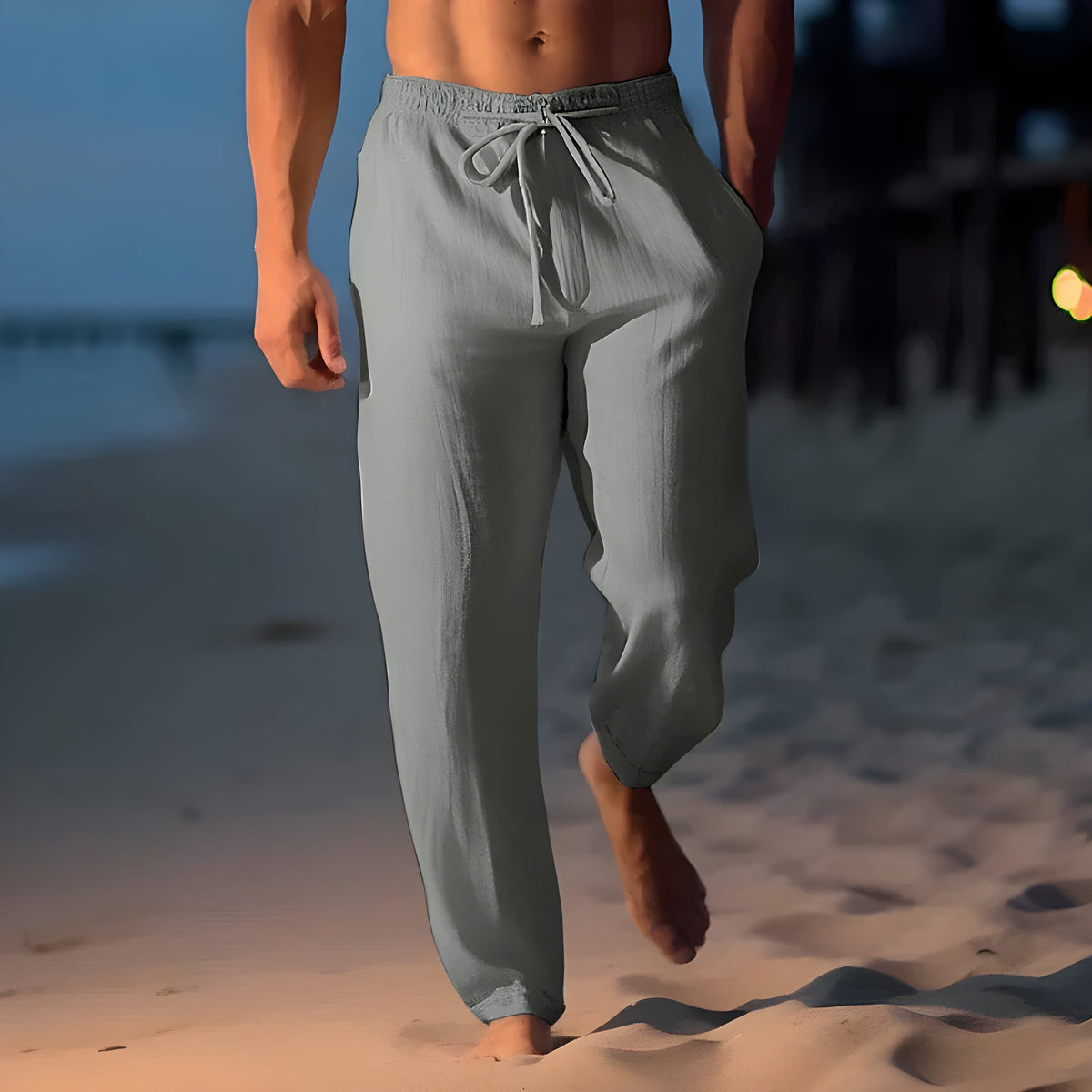 Liam | Relaxed Linen Beach Pants