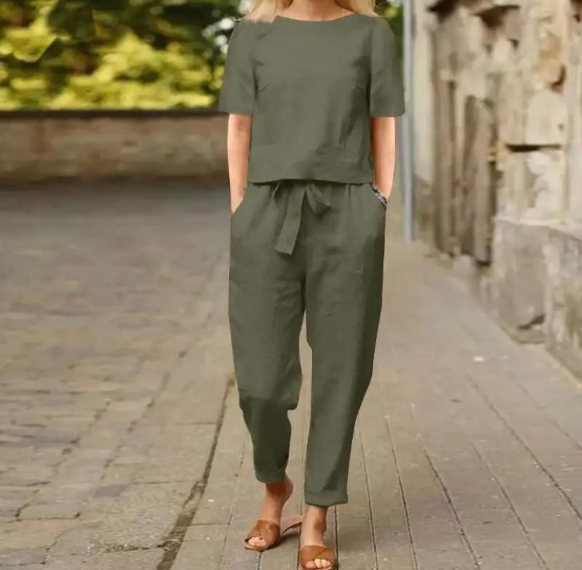 Gitte™ | Short Sleeve 2-piece Set