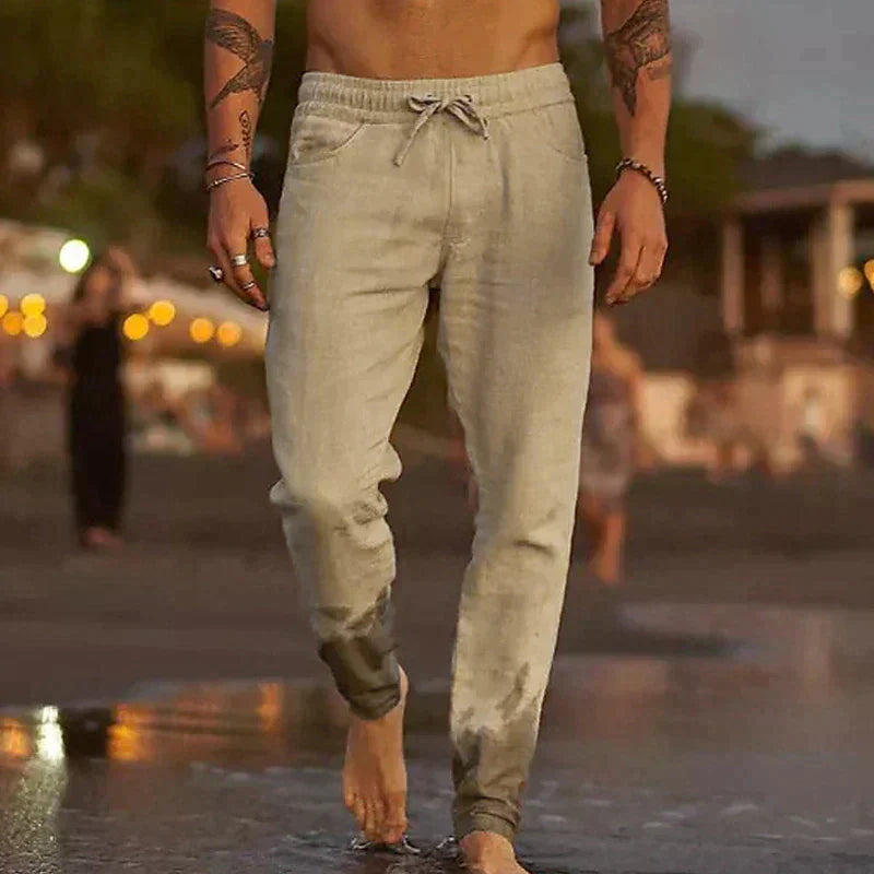 Liam | Relaxed Linen Beach Pants