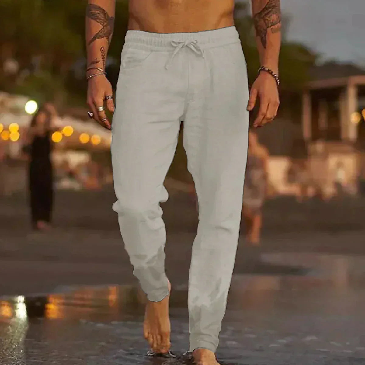 Liam | Relaxed Linen Beach Pants