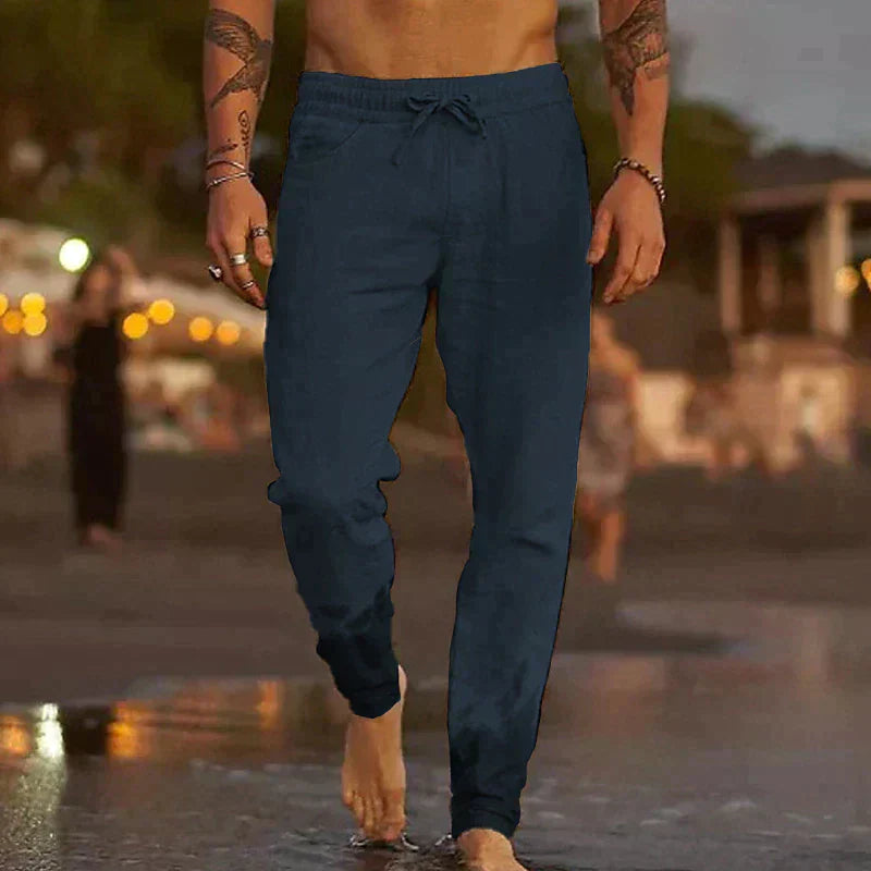 Liam | Relaxed Linen Beach Pants