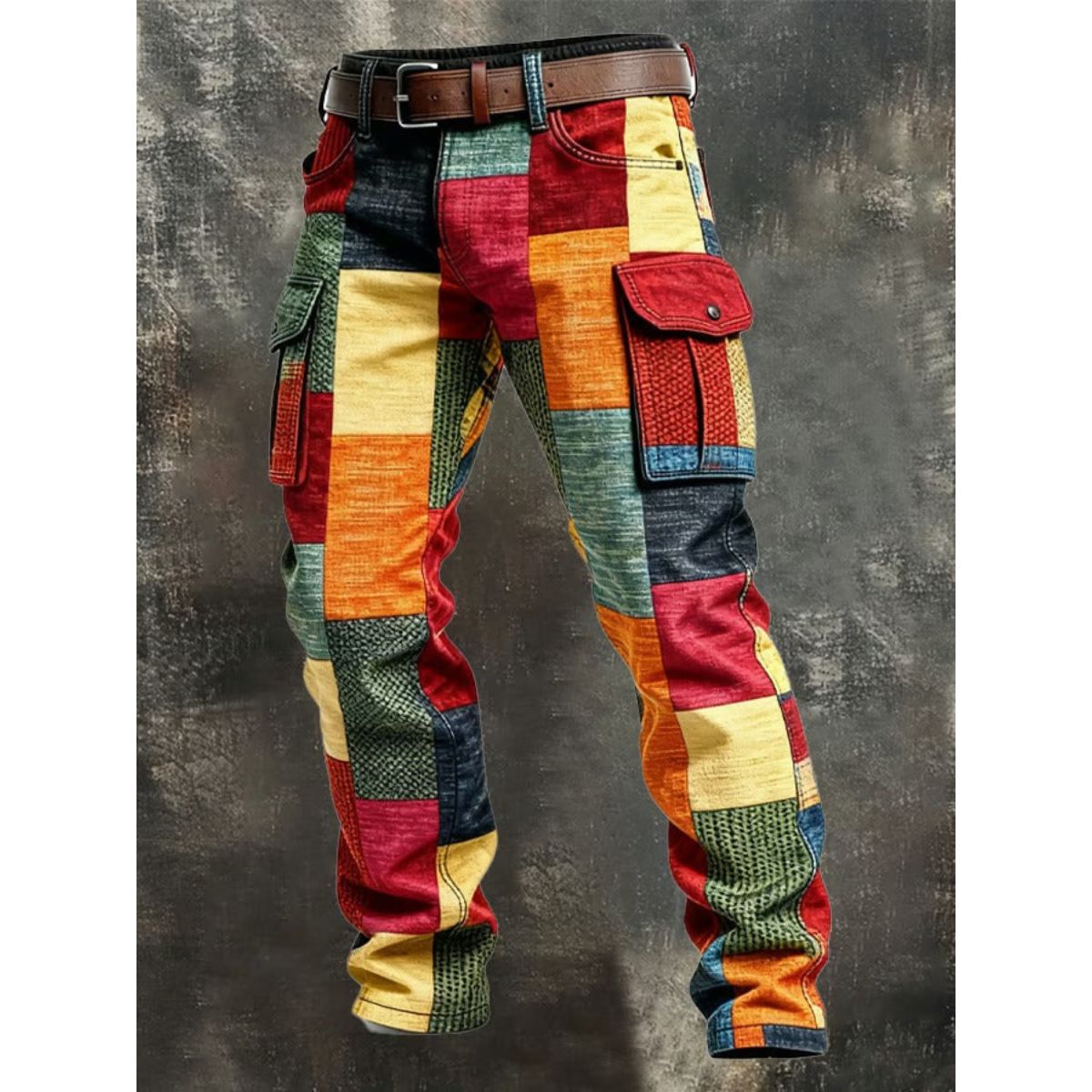 Evan | Men’s Patchwork Cargo Pants