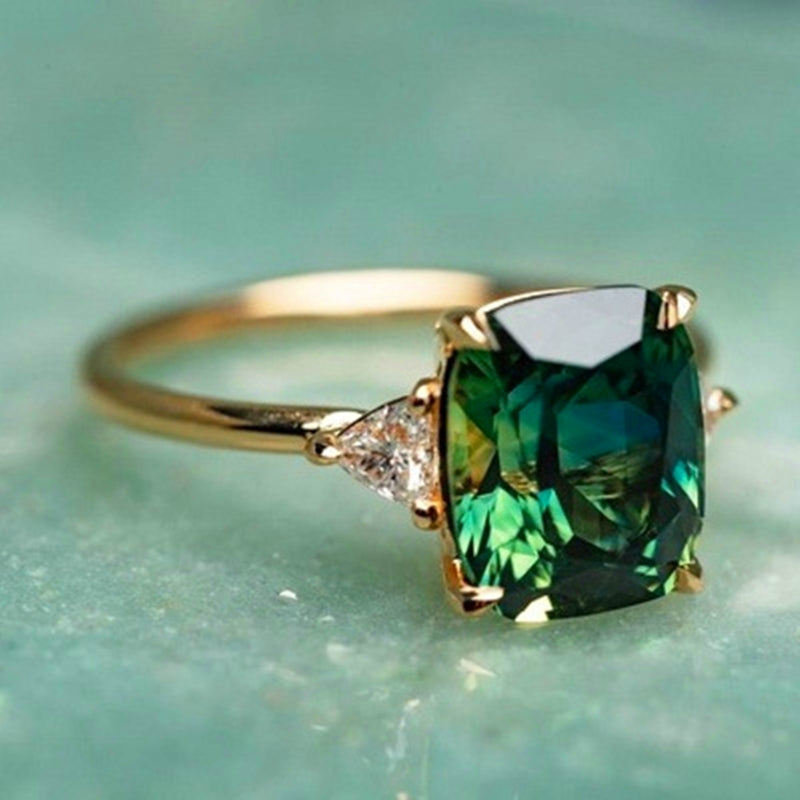 Luck - Bague en zircone sur or