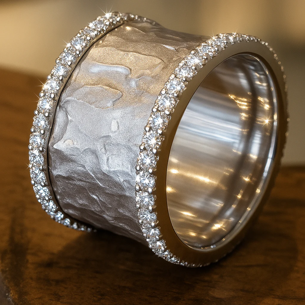 BAGUE VINTAGE EN ARGENT ET ZIRCONIA
