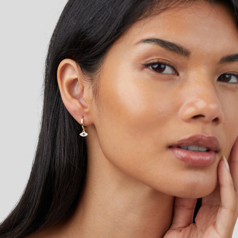 Boucles d’oreilles Sie en forme de goutte