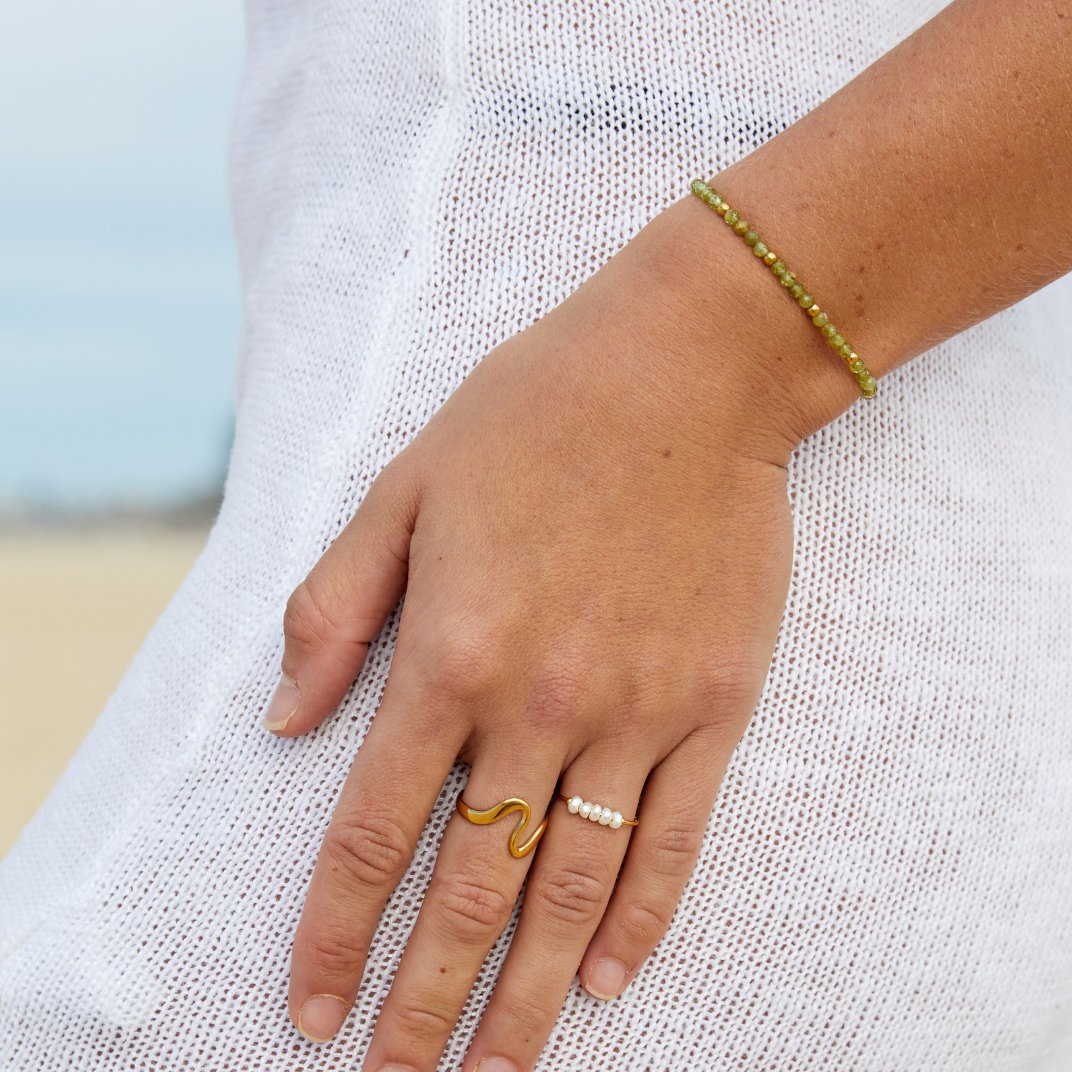 Grace - Bague avec perle d&