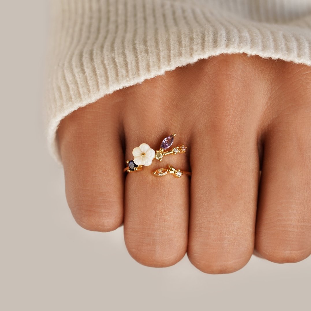 Joy – Bagues Fleur en or