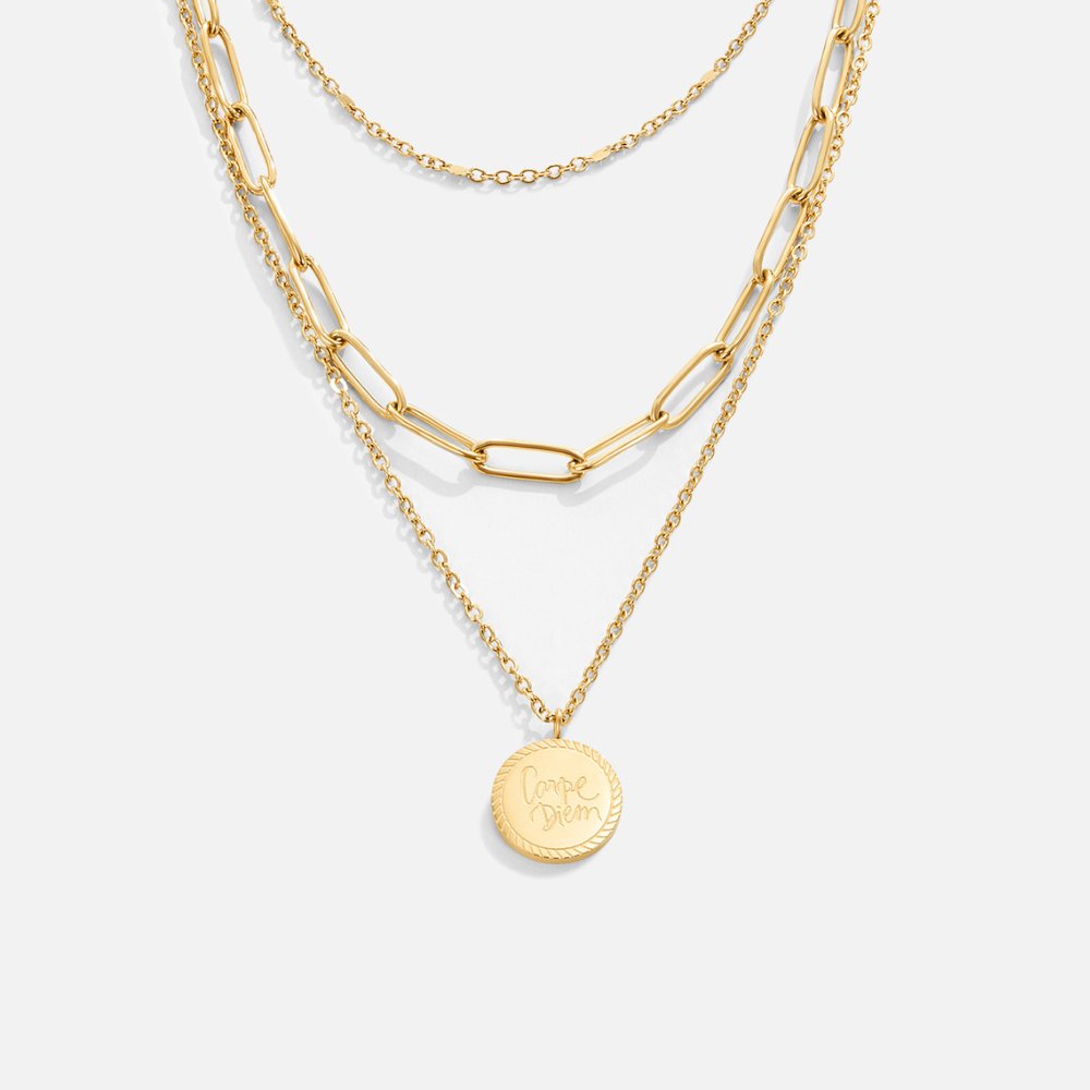 Collier à plusieurs rangs Janie Coin