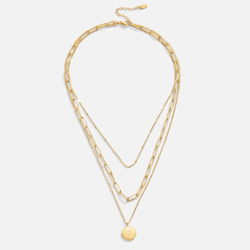 Collier à plusieurs rangs Janie Coin