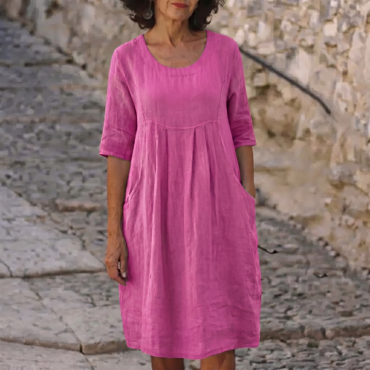 Jytte™ | Elegant Dress With Pockets