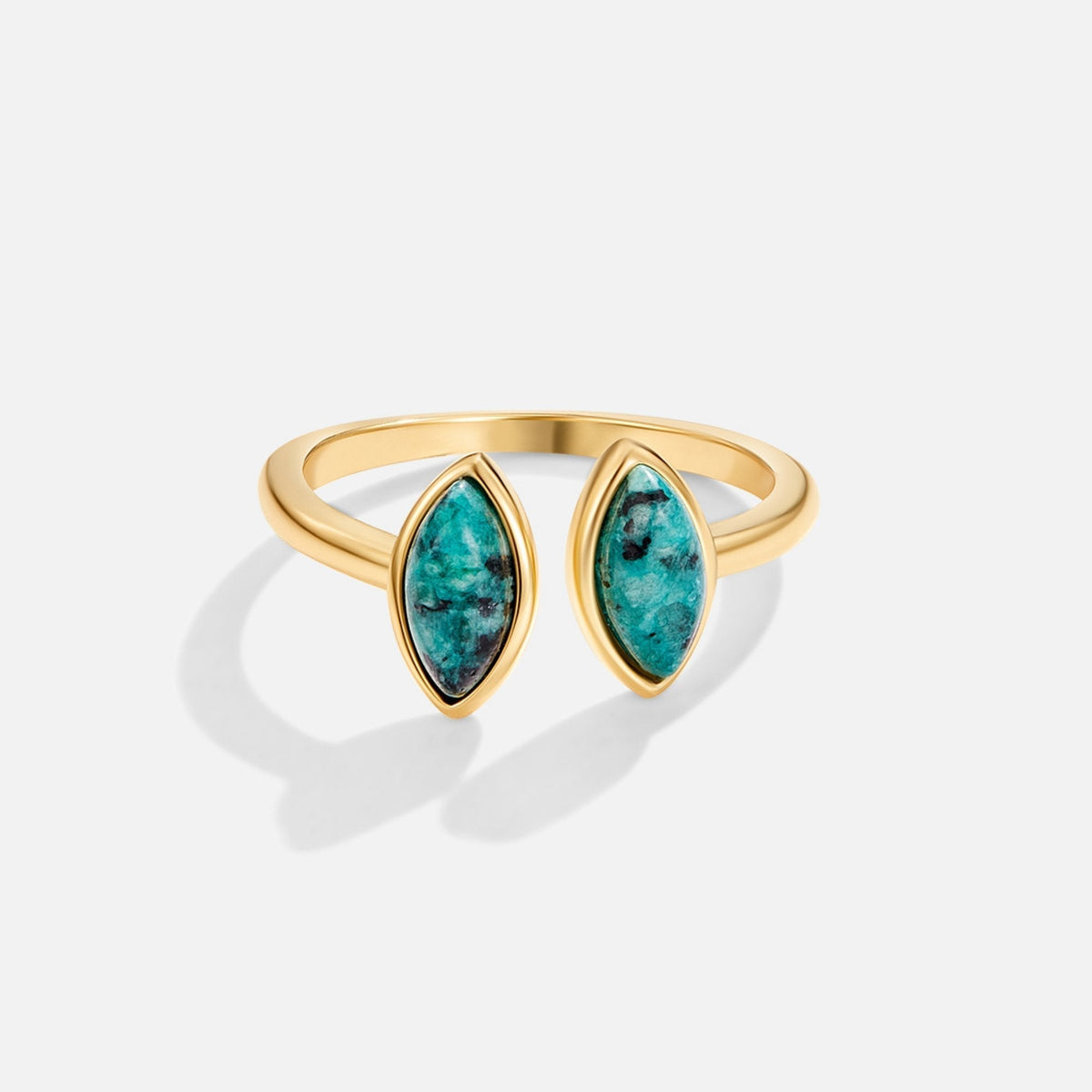 Luxe – Bague enroulée verte