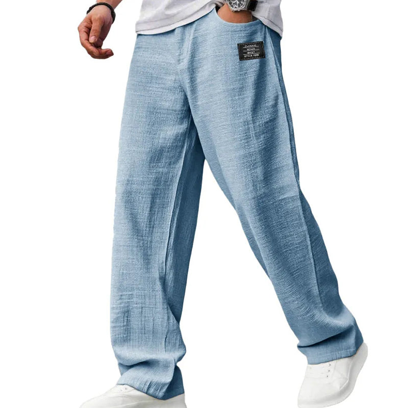 Gary | Lightweight Straight-Leg Trousers