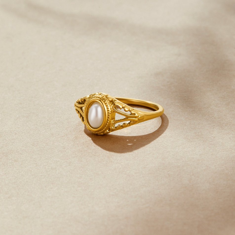 Royal – Bague perle vintage